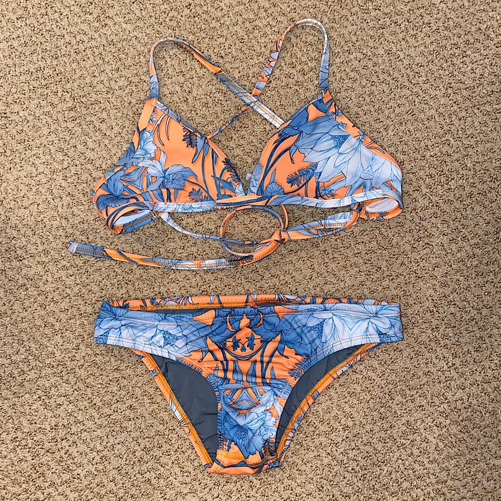 Jolyn Swimsuit: Bikini Top and Bottom